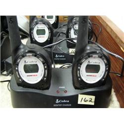 Pair of Cobra Desktop Charger with 2 Micro Talk Radios