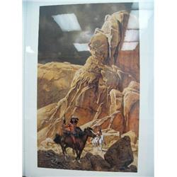 Signed & numbered print by Frank C. McCarthy (98)