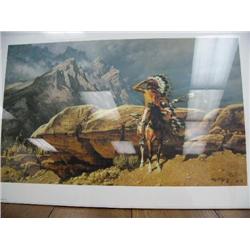 Signed & numbered print by Frank C. McCarthy (98)