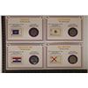 Image 1 : 4 US STATE QUARTER AND STAMP SETS: 2003-P MAINE,