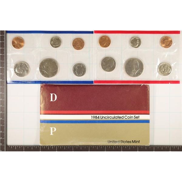 1984 US MINT SET (UNC) P/D (WITH ENVELOPE)