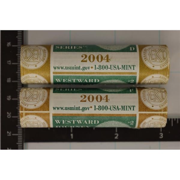 2 SOLID DATE ROLLS OF 2004 P & D WESTWARD JOURNEY