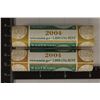 Image 1 : 2 SOLID DATE ROLLS OF 2004 P & D WESTWARD JOURNEY