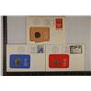 Image 1 : 3-US COIN FDC ENVELOPES WITH CANCELLED STAMPS: