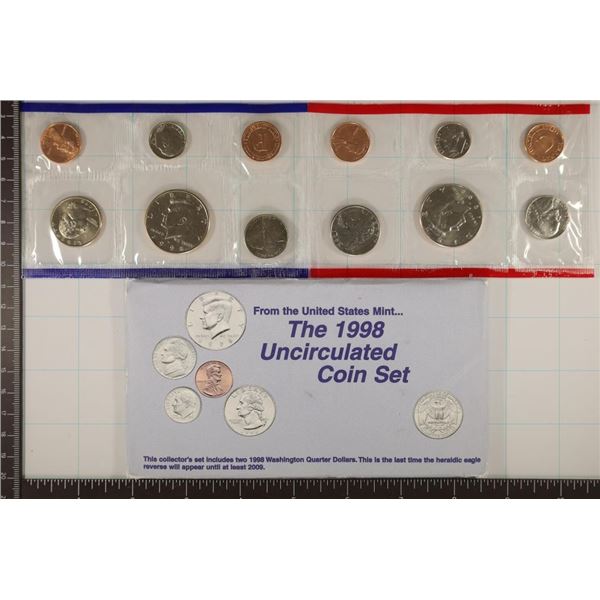 1998 US MINT SET (UNC) P/D (WITH ENVELOPE)