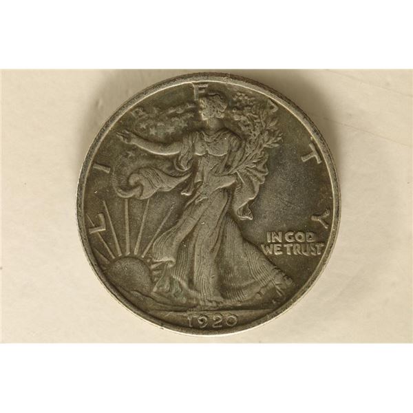 1920 SILVER WALKING LIBERTY HALF DOLLAR