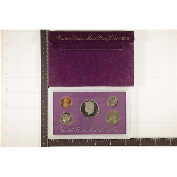 1990 US PROOF SET (WITH BOX)