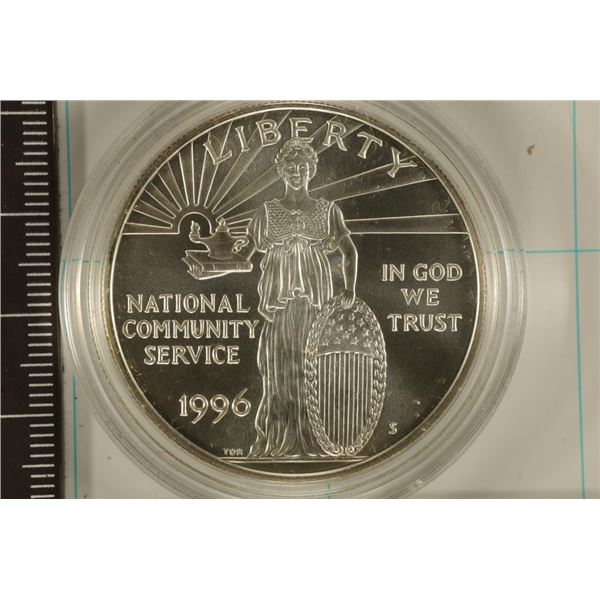 1991-S US SILVER UNC "NATIONAL COMMUNITY SERVICE"
