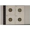 Image 1 : 1913, 1914, 1915 & 1916 SILVER BARBER DIMES