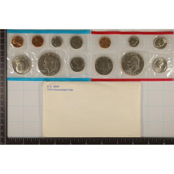 1974 US MINT SET (UNC) P/D/S (WITH ENVELOPE)