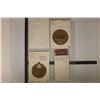 Image 2 : 3-LARGE SIZE MEDALS AND 1 RIBBON: 1994 ANTIQUE AND