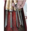 Image 2 : SET OF 5 WOOD LATHE TOOLS