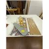 Image 1 : SM. IRONING BOARD W/IRON & MISC.