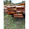 Image 2 : BUNDLE OF CEDAR 12.5' BOARDS, APPROX. 1" THICK, ROUGH CUT, 8" WIDE