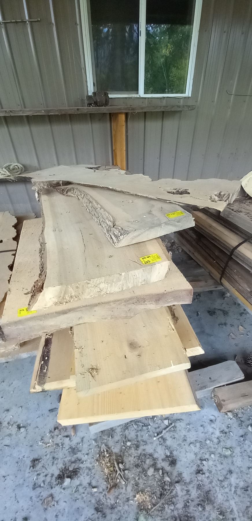Timber Rough Edge LIVE EDGE LUMBER, ROUGH CUT, ETC.