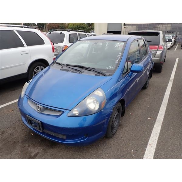 2007 Honda Fit Speeds Auto Auctions