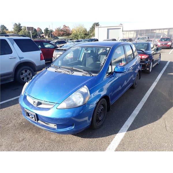 2007 Honda Fit Speeds Auto Auctions