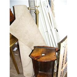 Lot of Wood Cradle, 2 Rugs, 2 Lamps, Ironing Board (55)