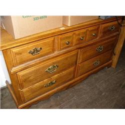 Oak Dresser, 7 Drawers (55)
