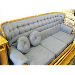 Blue High Back Couch (55)