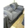 Image 2 : 2 Blue Couches and Love Seat and Ottoman (55)