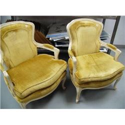 Pair of French Provincial Style Armchairs  (48)