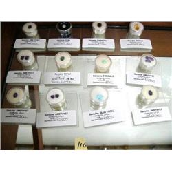 Lot of 12 various gemstones (19)