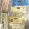 Image 1 : Lot of 9 Old Checks  (71)