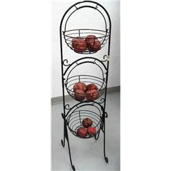 3 Tiered Metal Serving Bowls  (1)