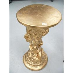 Gold Cherub Plant Stand (1)