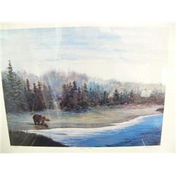 2 Prints of Brown Bears by Kremen 42/950, Artist Proof 42/50  (71)