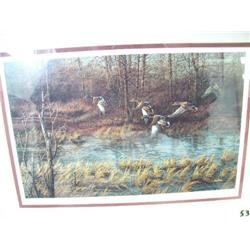 2 Posters by Terry Redland, "Evening Solitude", and "Apple River Mallards"  (53)