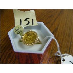 Panda Gold Ring 1990  ~5~  (71)