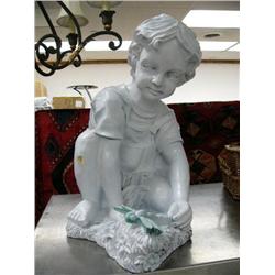 Fiberglass Boy with Dragonfly  (1)