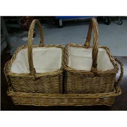 Lot of 4 Baskets