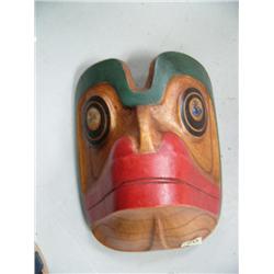 Carved Wood Tlingit Style Mask, Imported (33)