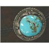 Image 2 : Outstanding Turquoise and Silver Bolo Tie, Early Pawn (33)