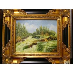 CHOICE on 5 Original Oils, Ornately Framed (8888) B