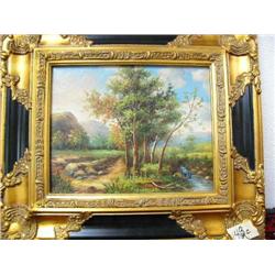CHOICE on 5 Original Oils, Ornately Framed (8888) C