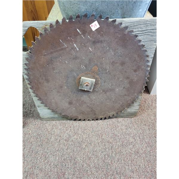 old saw blade, approx. 25"