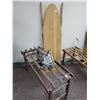 Image 1 : Ironing board with wash stand and wringer