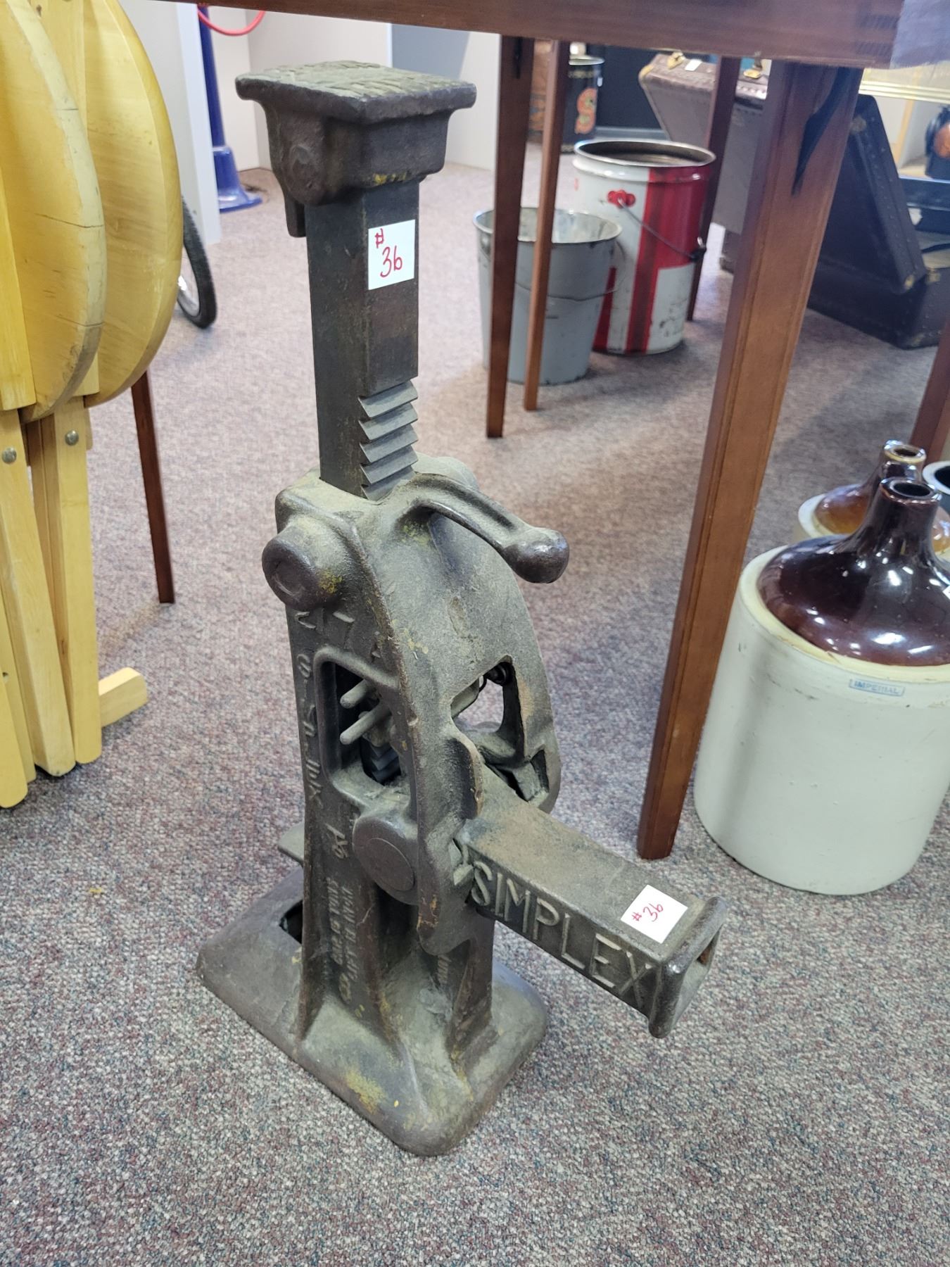 Antique Simplex jack