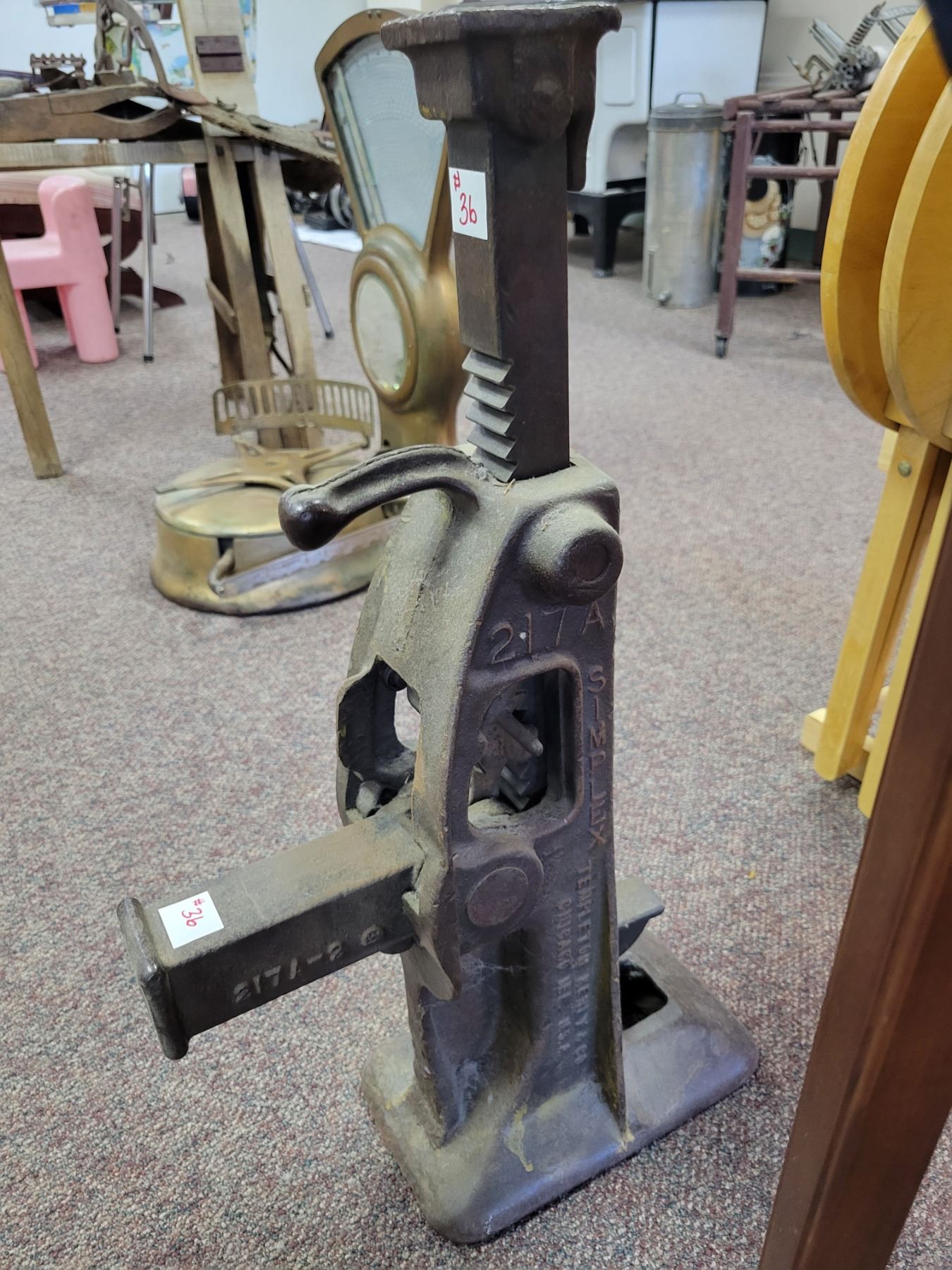 Antique Simplex jack