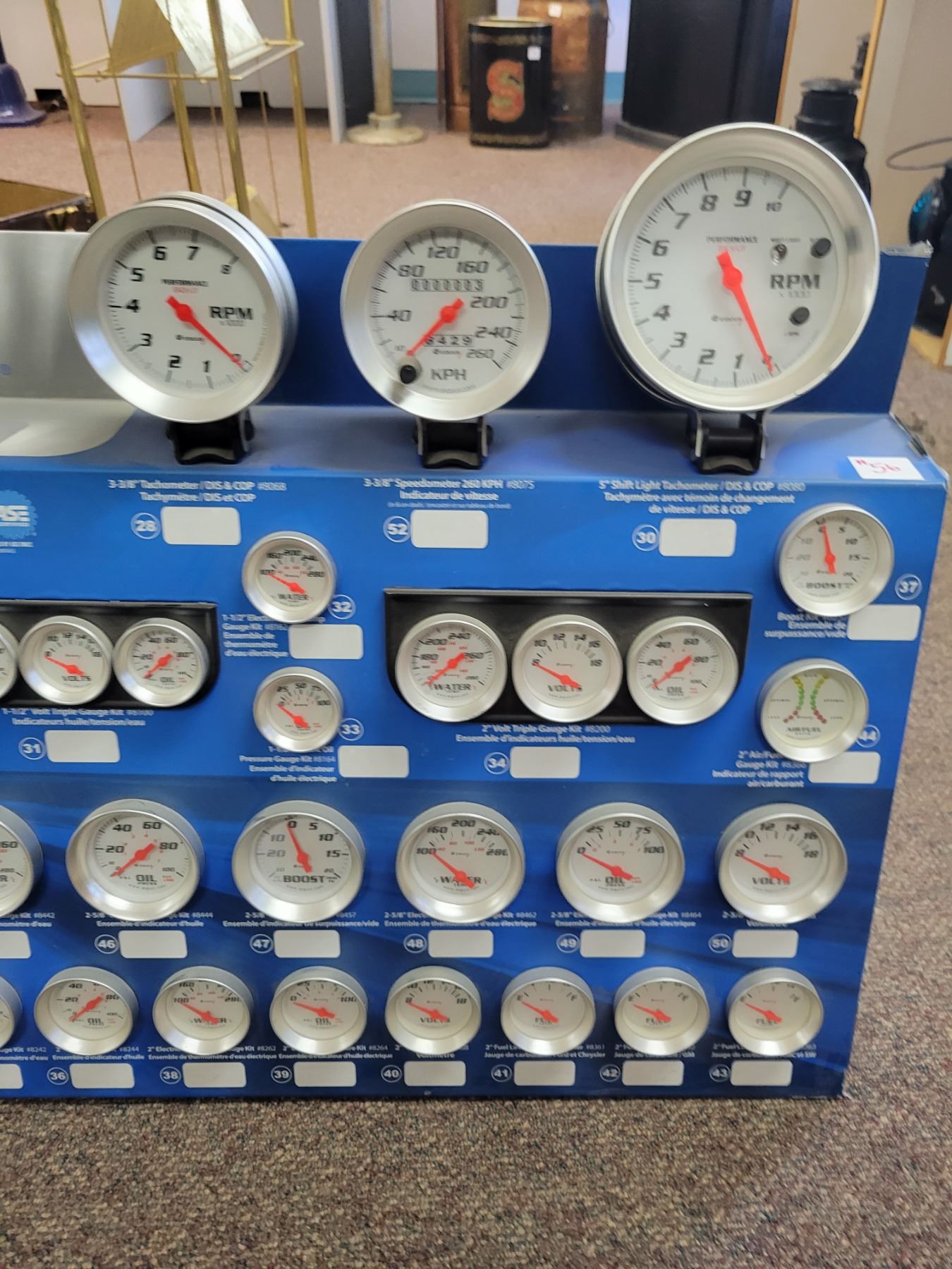 NAPA Gauge display