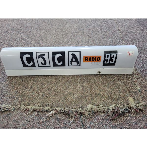 RARE CJCA light up sign