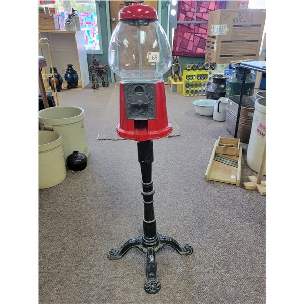 Great North 15", bubble gum machine c/w stand