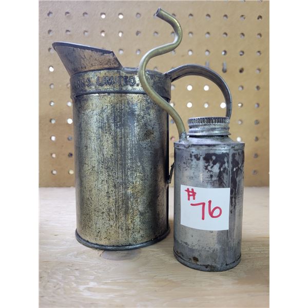 2- oil cans