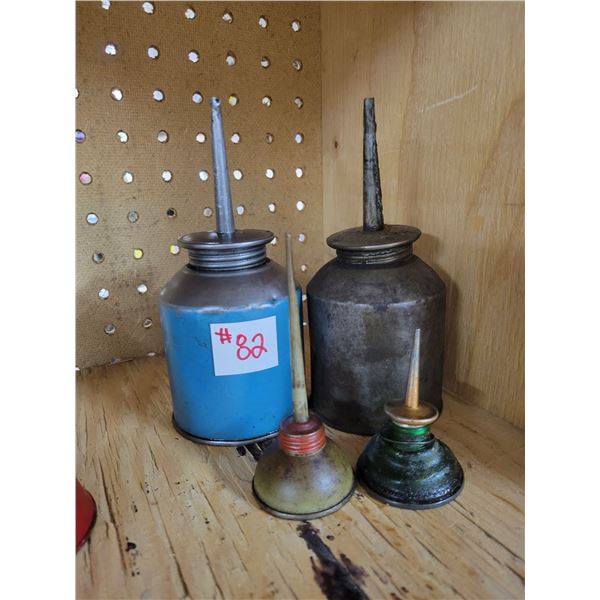 4  thumb oilers 2 small 2 large