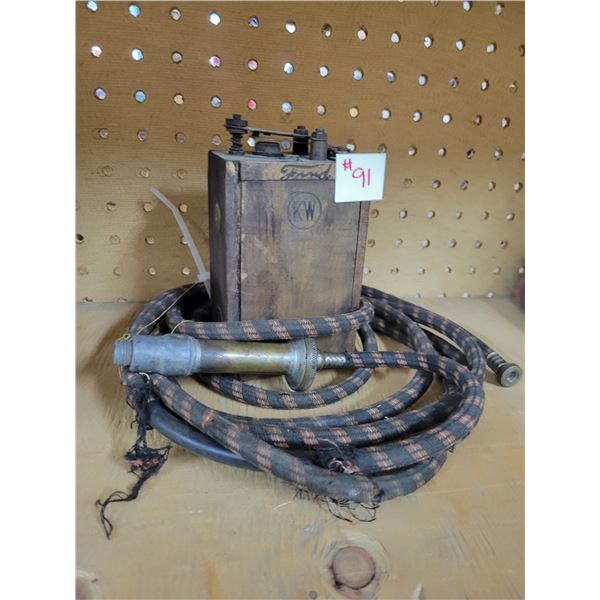 Model t parts  air hose and coil
