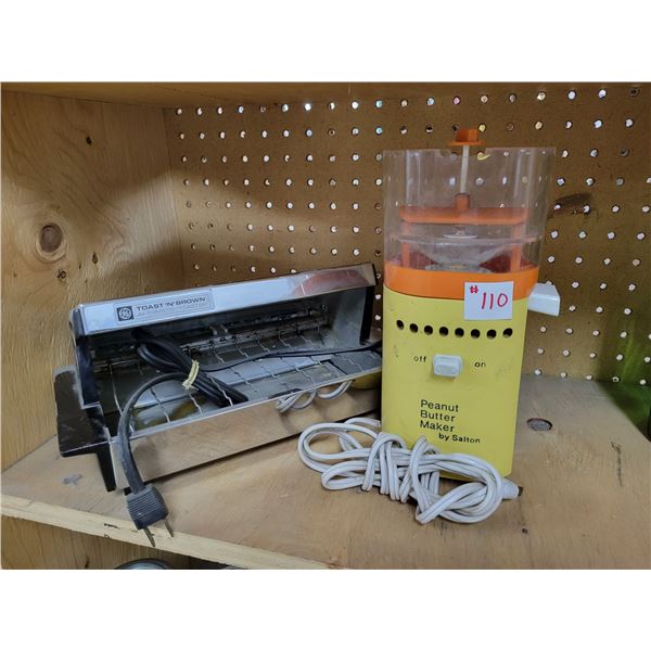 peanut butter maker and toaster
